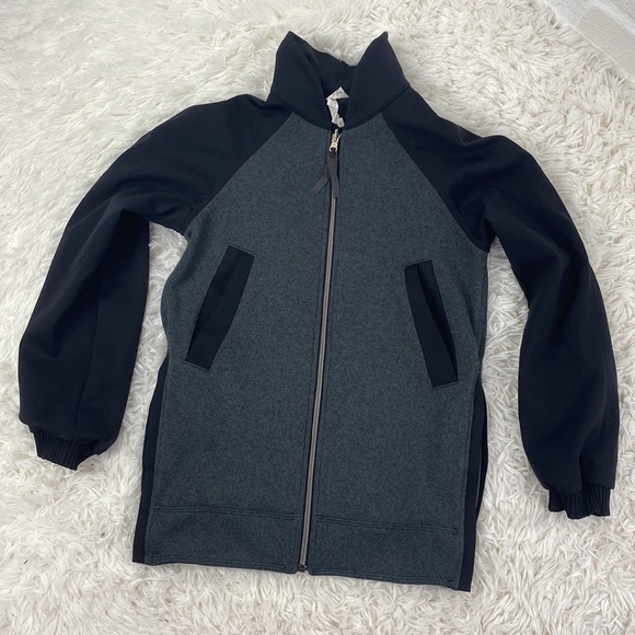 Lululemon Both Ways Bomber Heathered Black / Black - Picture 1 of 8